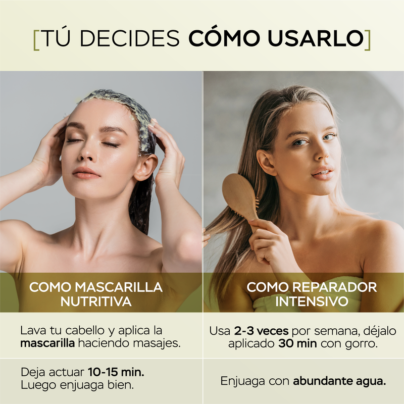 KIT CAPILAR CRECIMIENTO - SHAMPOO + ACONDICIONADOR + GRATIS CÓCTEL DE AMINOÁCIDOS