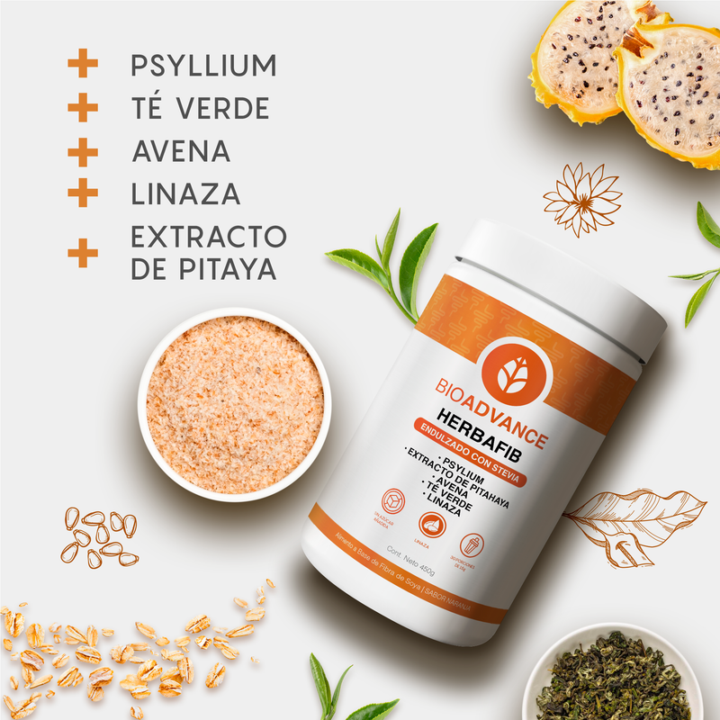 HERBAFIB 450 GR. ALIMENTO A BASE DE FIBRA DE ORIGEN NATURAL