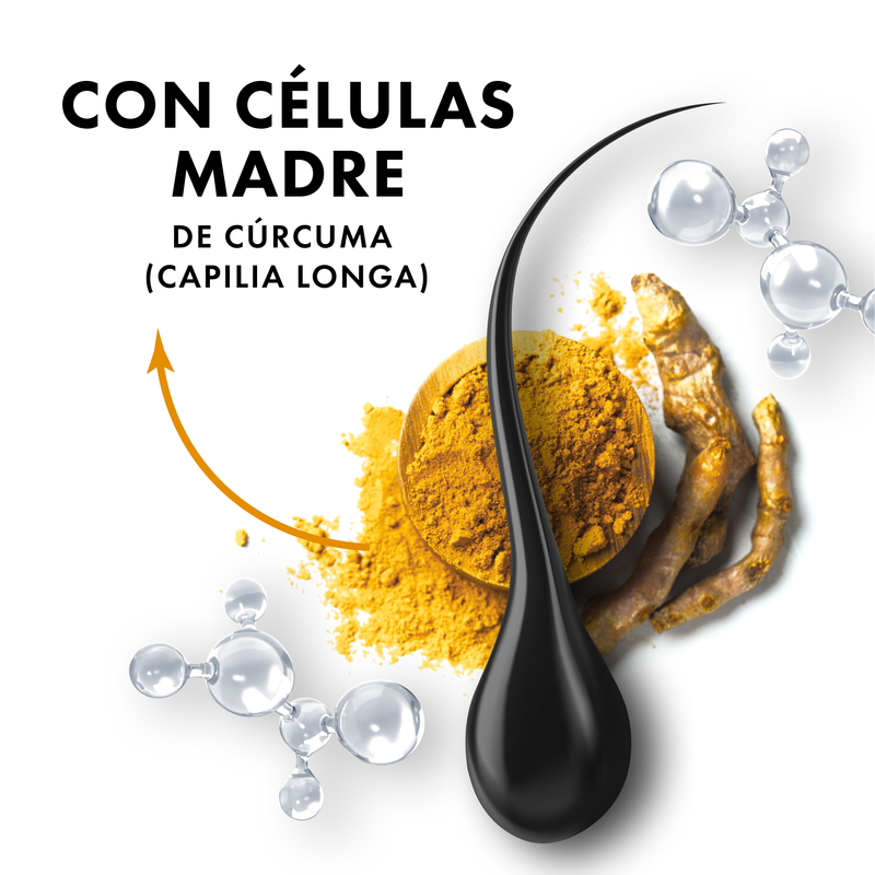 KIT CAPILAR ESTIMULADOR DE CRECIMIENTO - ACTIVADOR + AMPOLLETA CON CÚRCUMA