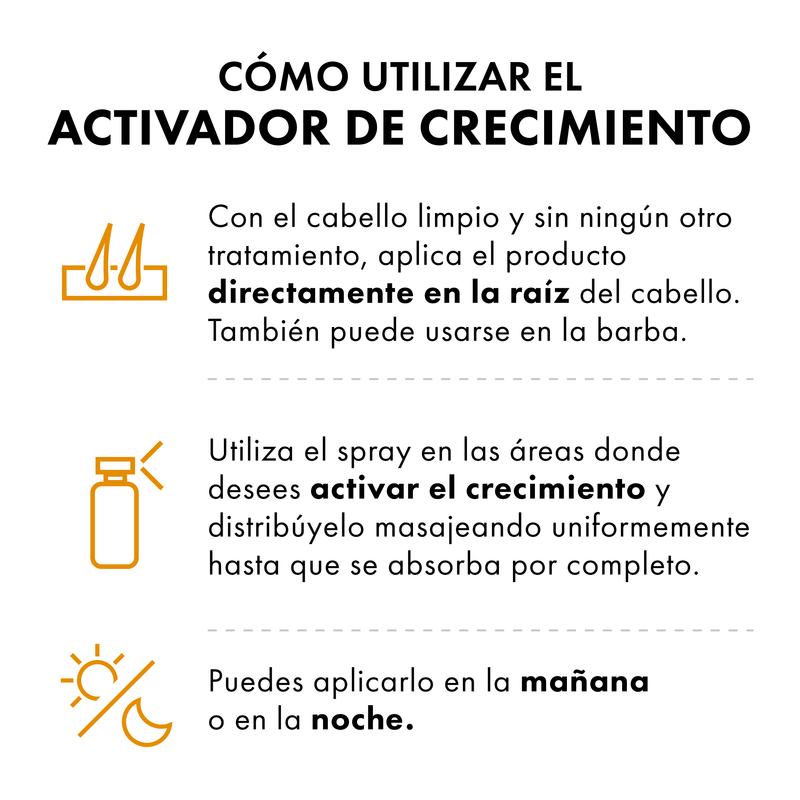 KIT CAPILAR ESTIMULADOR DE CRECIMIENTO - ACTIVADOR + AMPOLLETA CON CÚRCUMA