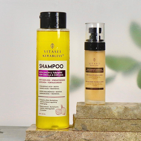 KIT ACTIVADOR DE CRECIMIENTO + SHAMPOoo DE CEBOLLA FORTALECEDORa